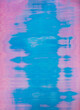 Holographic texture. Neon glitch. Pink blue light color paint stains screen defect analog noise art pattern digital grunge abstract background.