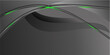 Green and black contrast corporate waves background. Vector design
