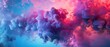 Bright clouds explosion consisting of smoke mix with each other, beautiful and vibrant colors. Creative and bright wallpaper.