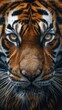Close Up of a Tigers Face