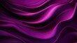 This image depicts flowing silk textures in rich purple hues, giving a luxurious and smooth impression The play of light and shadow creates depth