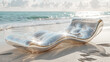 A conceptual model of a beach lounger,Generated by AI
