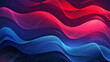 Vibrant abstract backdrop with fluid wavy patterns in shades of blue and red