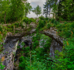 Wall Mural - Natural bridge at Rakov Skocjan natural park in Slovenia