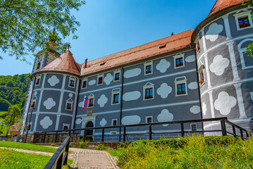 Wall Mural - Beautiful Olimje monastery in Slovenia during a sunny day