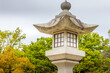 Stone lantern in Hiroshima, Japan