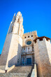 Tower of St. Felix church in Girona, Catalonia, Spain