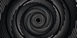 Spiral circular rhythmic sound waves on a beautiful dark background. Eps10