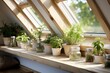 Green plants grow well in pots, creating a botanical paradise that exudes comfort and natural beauty.