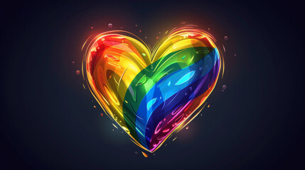 lgbtq symbol in vector image