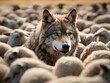 grey wolf canis lupus wolf, animal, dog, wild, wildlife, mammal, grey, predator, canis lupus, nature, gray, canine, fur, gray,Ai generated 