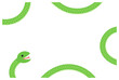 緑の蛇のフレーム