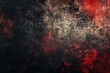Grungy black and red texture with grainy noise and bright light, abstract background