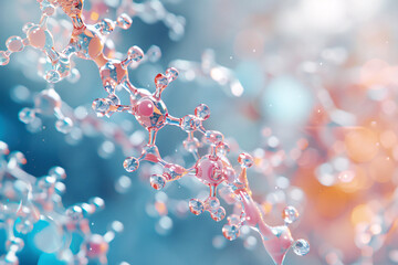 Wall Mural - abstract background and texture of science and medical backgrounds. generative ai