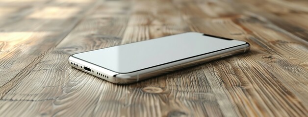 Realistic smartphone mockup. perspective mobile phone mockup similar to iphone with blank screen, Vector illustration