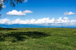 草原のある風景 牧草地 高原 高台 青い空 積乱雲meadows meadow upland blue sky cumulonimbus cloud