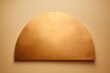 © Mockup Lab - Gold Bronze biege paper texture background with Arch, circle oval design, copy space, banner wallpaper Minimal