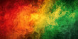 Rasta smoke background, red green and yellow color smoke texture background