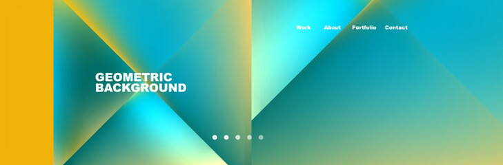 Triangle minimal web site page background design. Vector Illustration For Wallpaper, Banner, Background, Card, Book Illustration, landing page
