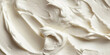 white cream texture background, white ice cream, white yogurt, copy space, banner