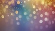 Abstract blur bokeh background in rainbow colors: pastel purple, blue, gold yellow, white silver, pale pink
