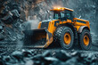 © Anna - Powerful wheel loader moving earth in an active mine.