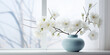 Peaceful White Blossoms by the Window