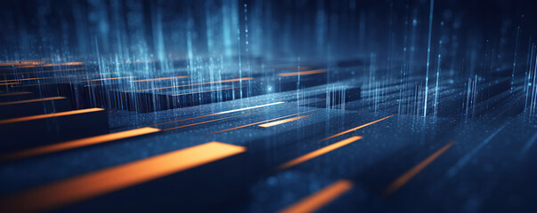 Digital background for tech, AI, data, audio, graphics, and more