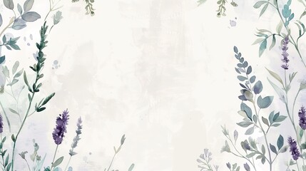 Minimalist invitation template