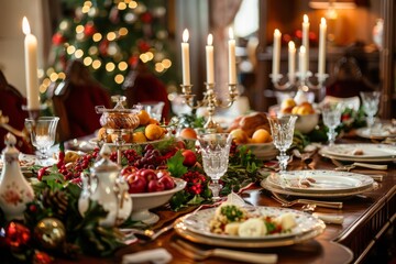  Luxurious Table Setting for Festive Holiday Banquet