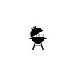 Grill BBQ Logo Design isolated on white background