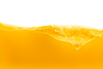 Poster - The surface of the orange water ripples looks like beer.