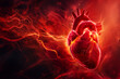 © rabbizz77 - Abstract art visualization of a heart beating and life energy concept