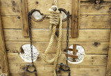 Fototapeta Desenie - Antique torture shackles