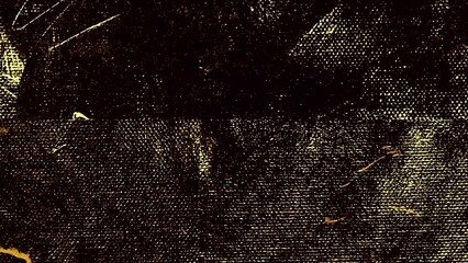 Wall Mural - roughness on black screen effects of old film noise in 4k with alpha channel stock video with nostal