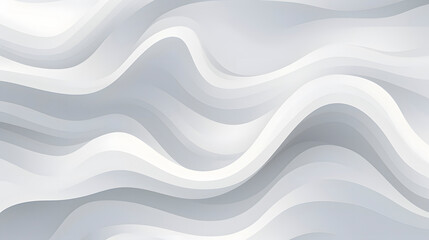 Wall Mural - digital white and gray wavy curve abstract graphic poster web page ppt background
