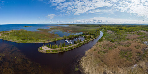 Canvas Print - Tauvo beach between Raahe and Siikajoki, Finland