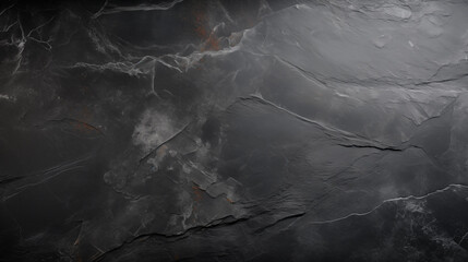 Poster - Dark grey black slate background or texture.