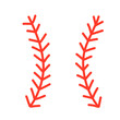 Baseball Stitch Pattern Vector
