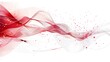 abstract red and white virtual network - design element for technology background - connectivity backdrop illustration