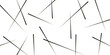 Random geometric line pattern on a transparent background. Random line low poly pattern. abstract seamless line vector. contemporary art-like illustration.