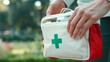 A First Aid Kit Outdoors