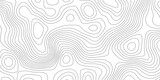Fototapeta Do przedpokoju - Topographic map curves geographic line map pattern .panorama view black color wave curve lines .geographic mountain relief abstract grid .the concept map of a conditional geography map background .