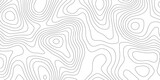 Fototapeta  - Topographic map curves geographic line map pattern .panorama view black color wave curve lines .geographic mountain relief abstract grid .the concept map of a conditional geography map background .