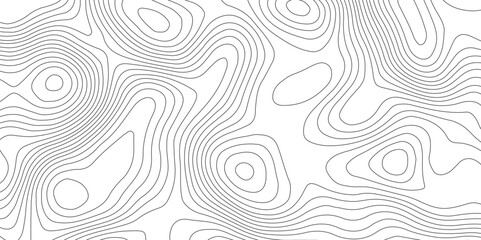 Topographic map curves geographic line map pattern .panorama view black color wave curve lines .geographic mountain relief abstract grid .the concept map of a conditional geography map background .