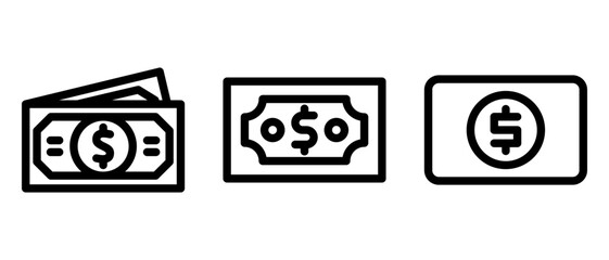 money icon or logo isolated sign symbol vector illustration - high quality black style vector icons
