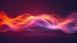 © sorapop - A mesmerizing red, orange, and violet glow forms a blurred abstract gradient against a dark, grainy background, AI Generative