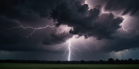 lightning in the thunderclouds