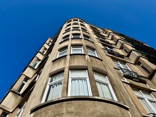 Wall Mural - Modern apartment building in Central Brussels, Belgium