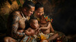 samoan family photo